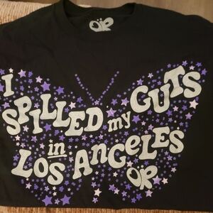 Olivia Rodrigo Guts World Tour Merc Obsessed LA T Shirt Medium